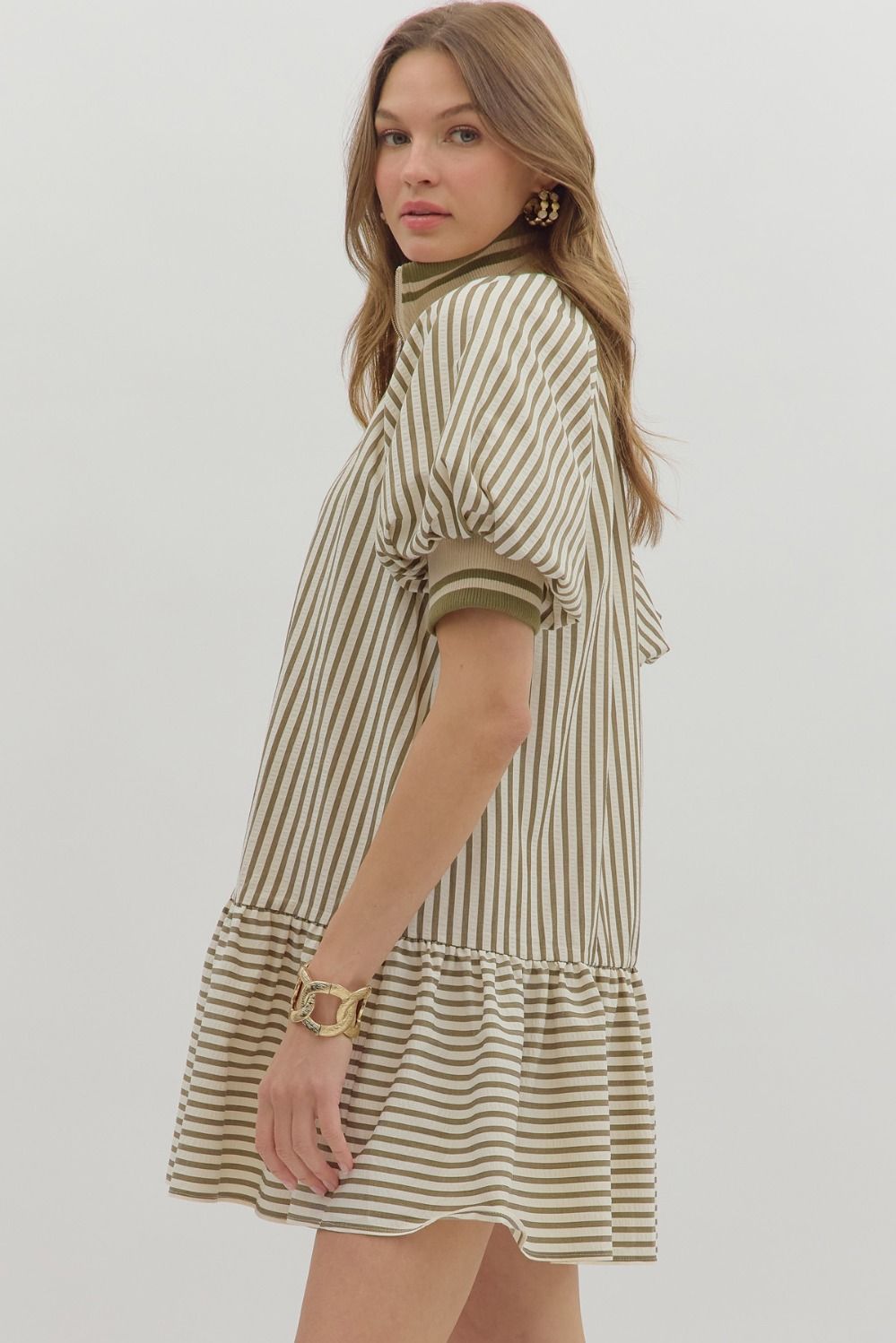 Vonda Stripe Mini Dress