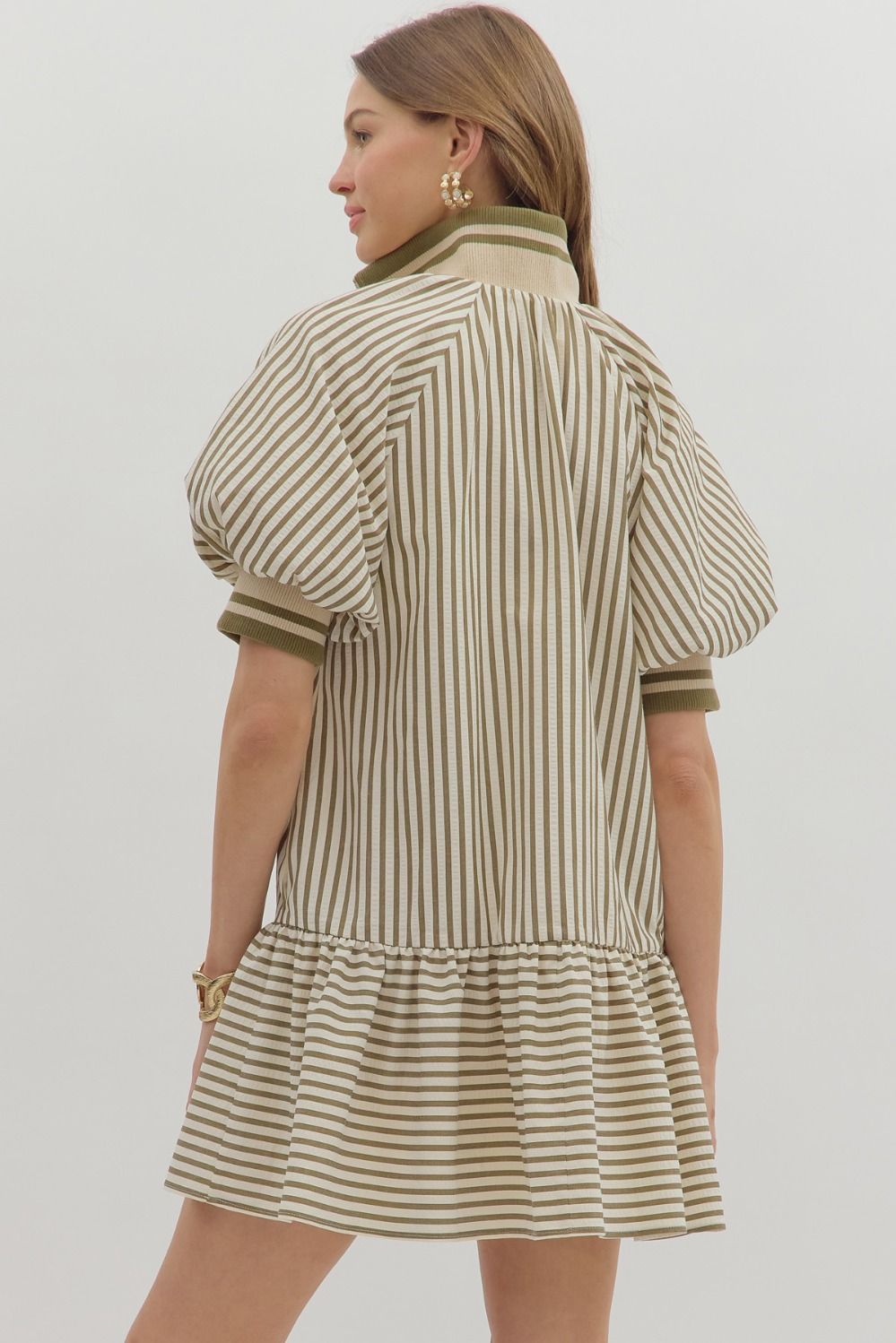 Vonda Stripe Mini Dress PREORDER