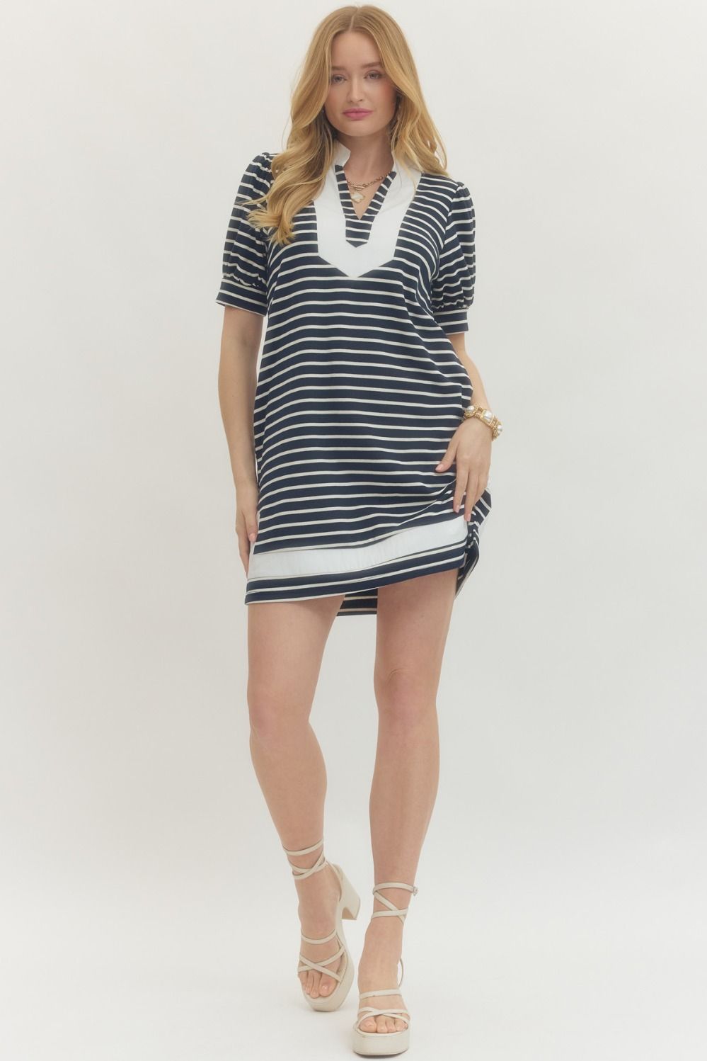 Steeler Stripe Mini Dress