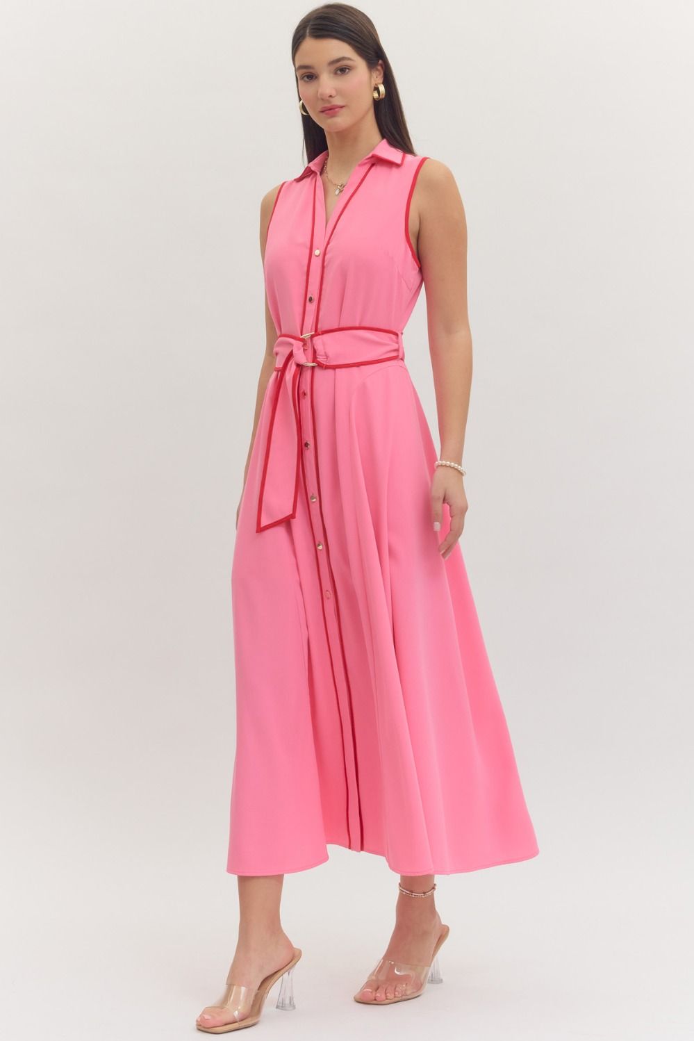 Rivi Midi Pink Dress -In stores 3/13