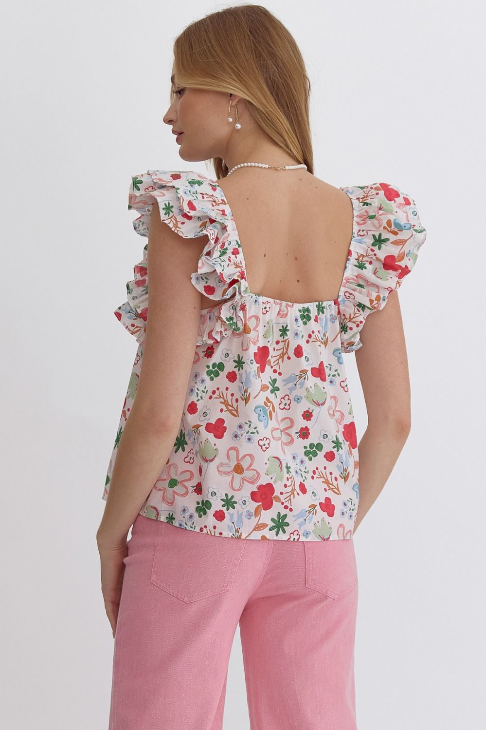 Riah Floral Top -In stores 3/13