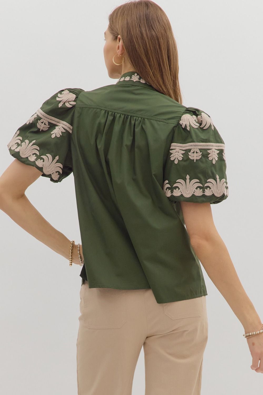 Vicki Embroidered Top PREORDER