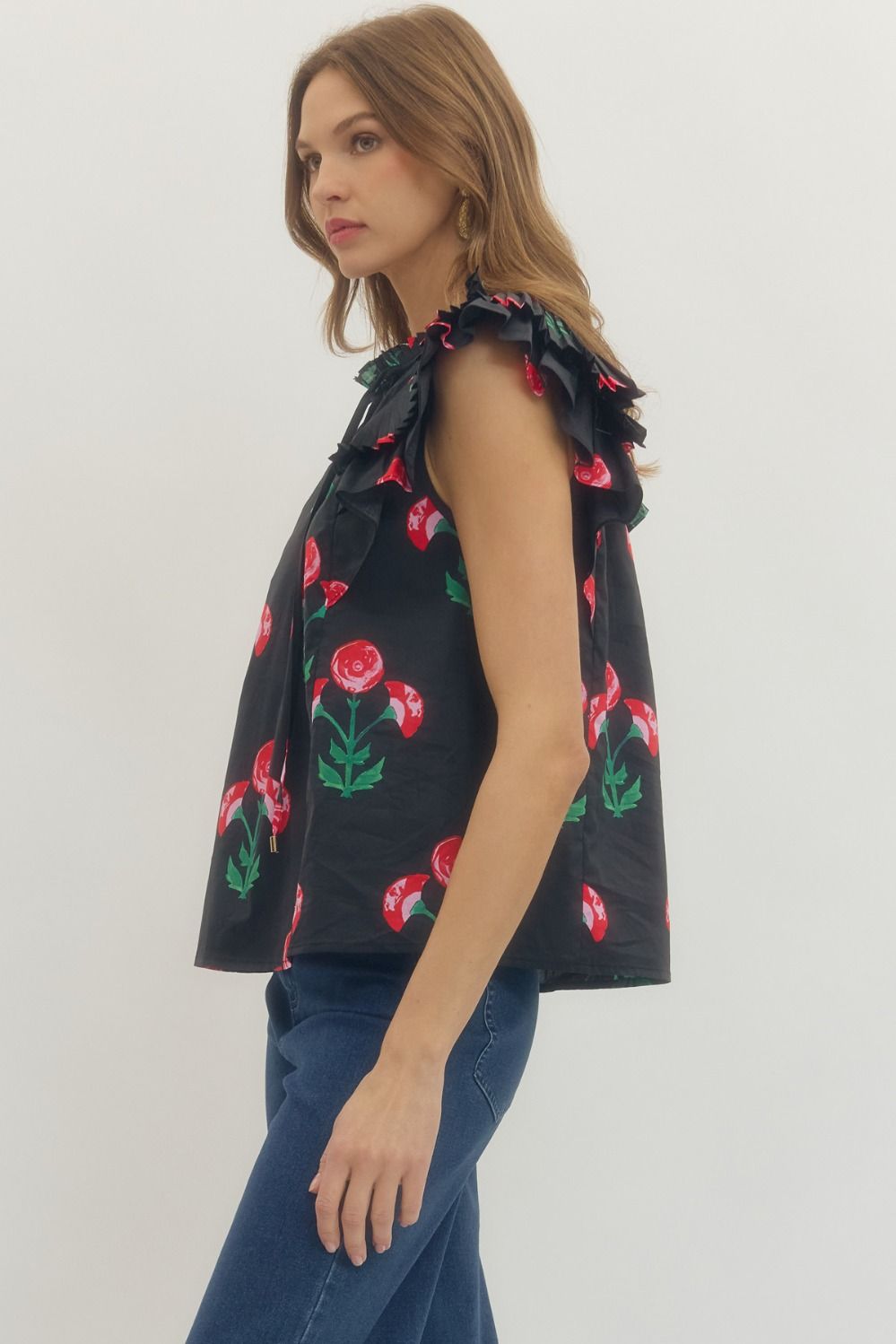 Entro Lora Floral Top