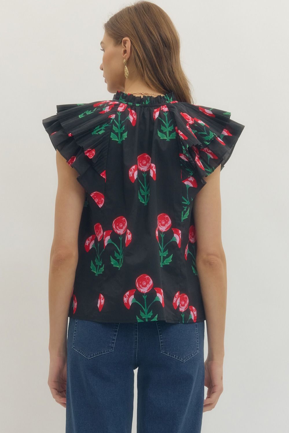 Entro Lora Floral Top