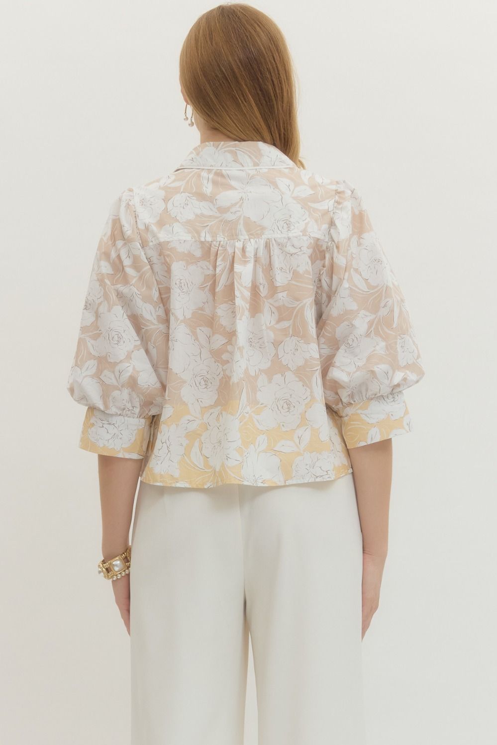 Roto Floral Blouse -In stores 3/13