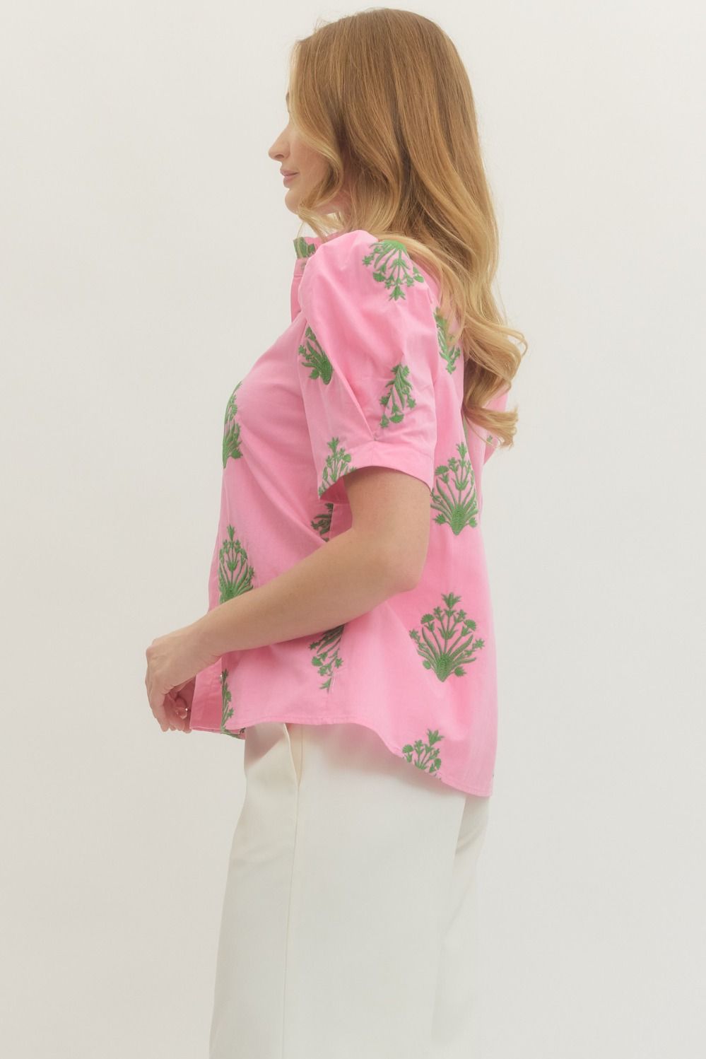 Entro Luxa Embroidered Top