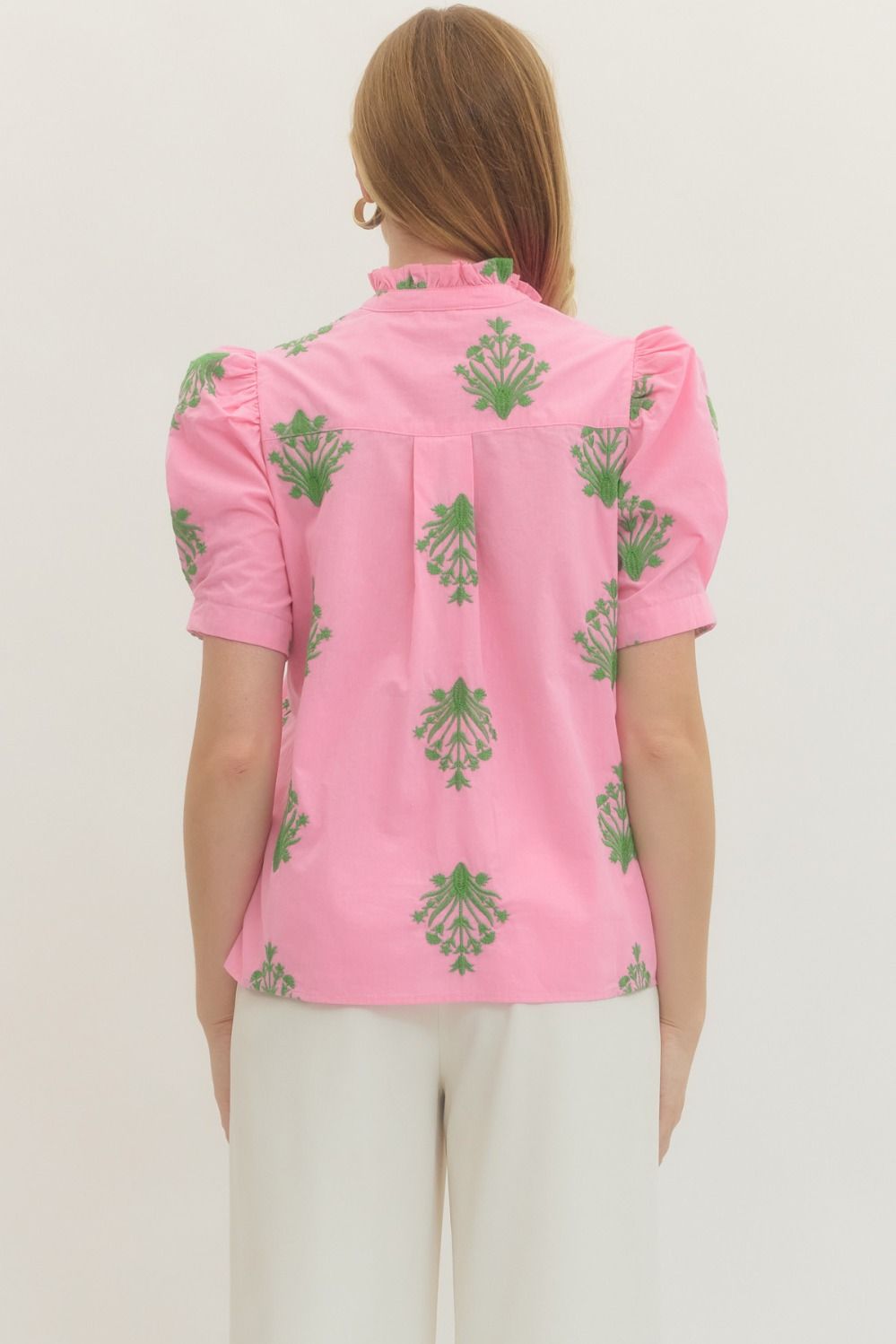 Entro Luxa Embroidered Top