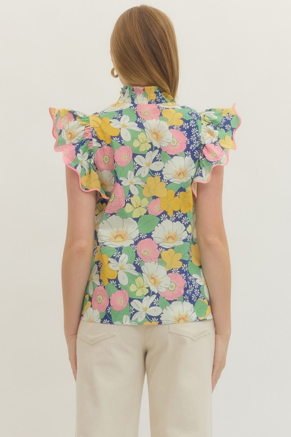 Rosie Floral Top -In stores 3/13