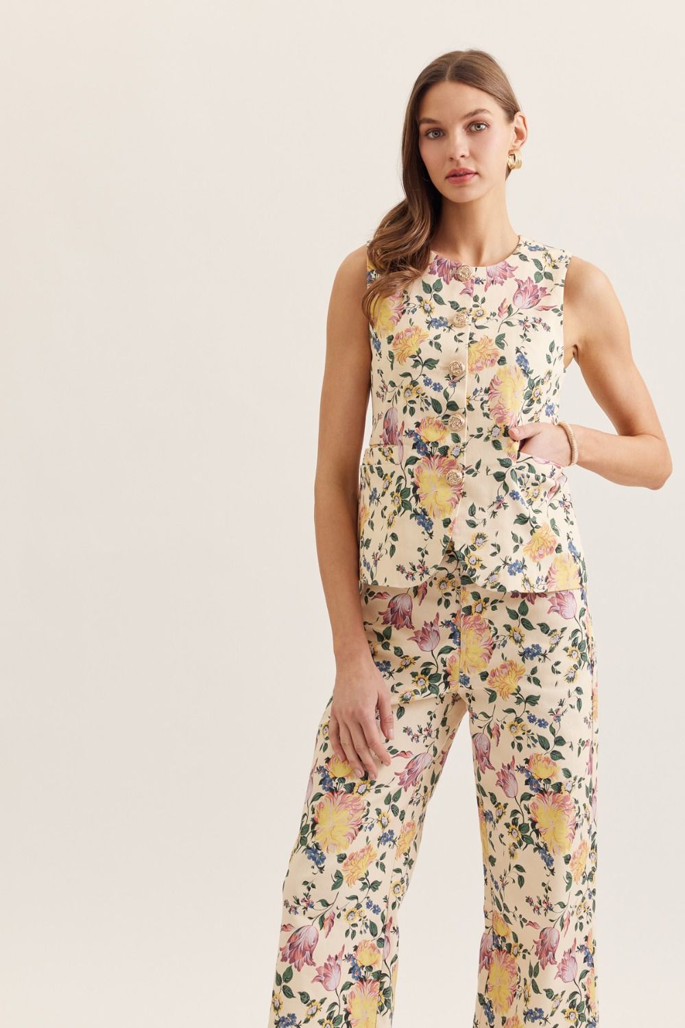 Stern Print Vest
