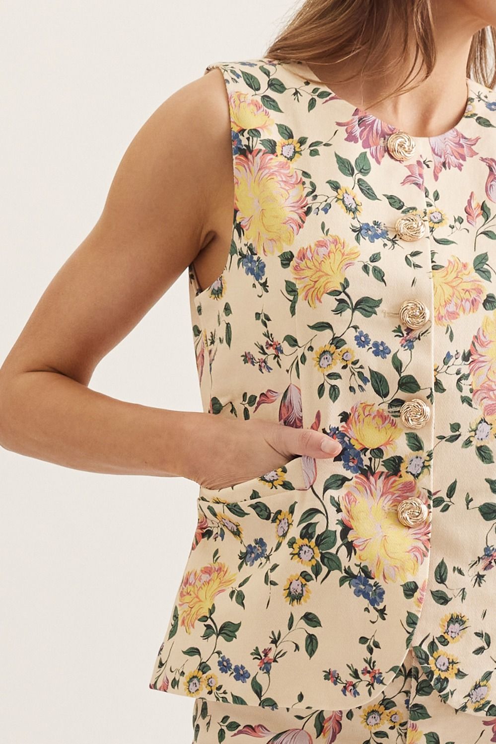 Stern Print Vest