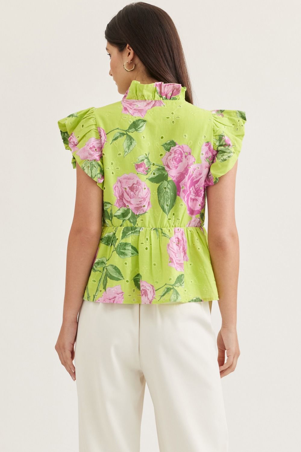 Selena Floral Top