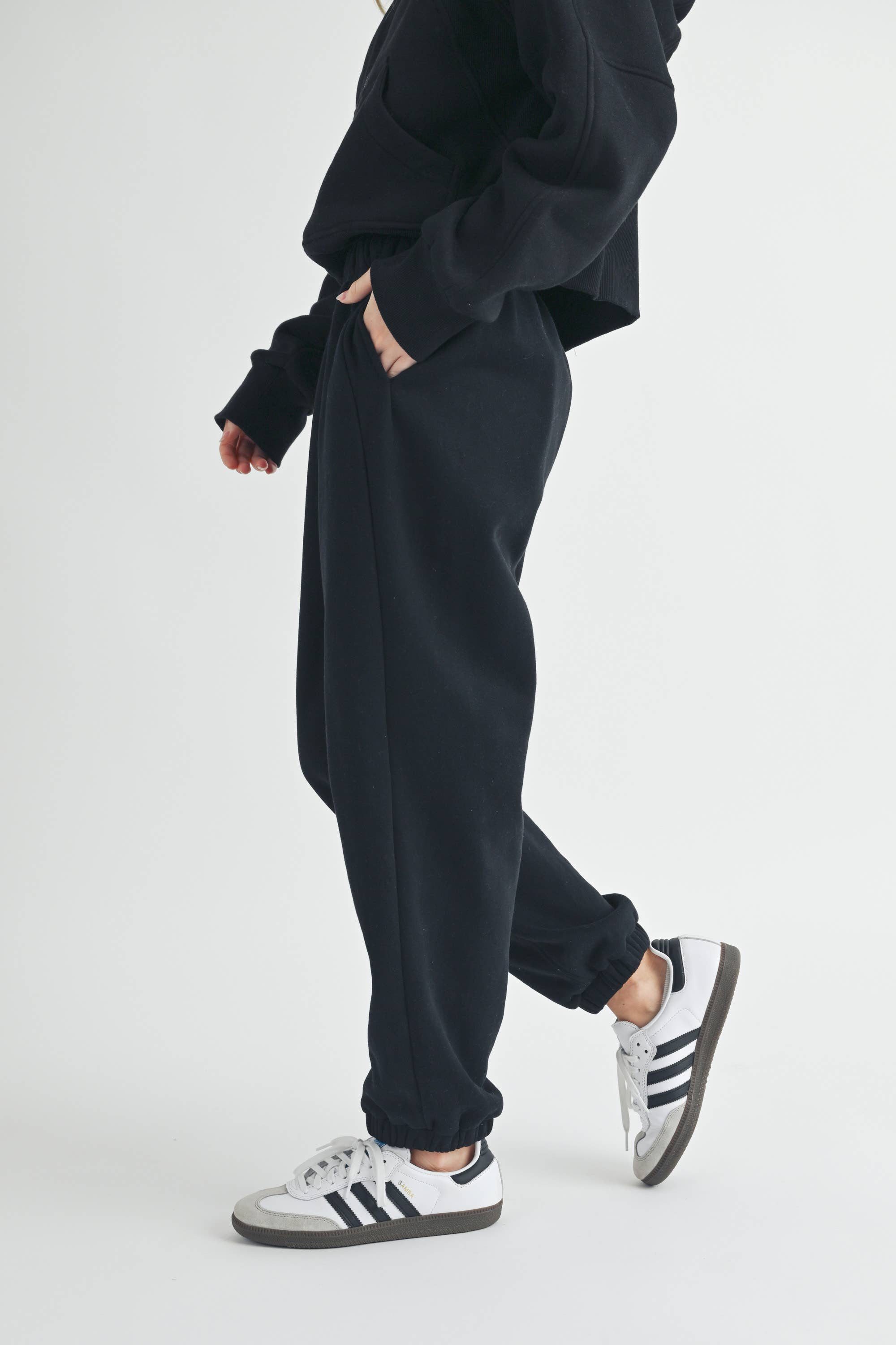 Rani Heather Grey Jogger Pants