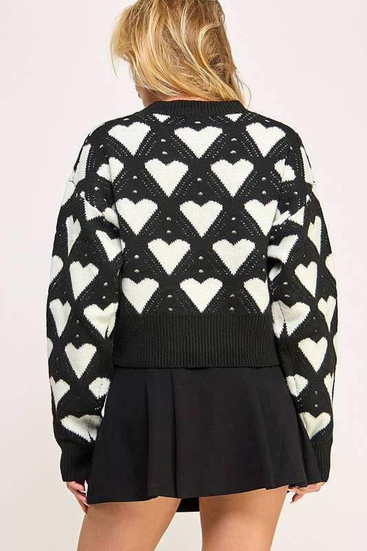 Romeo Heart Sweater FINAL SALE