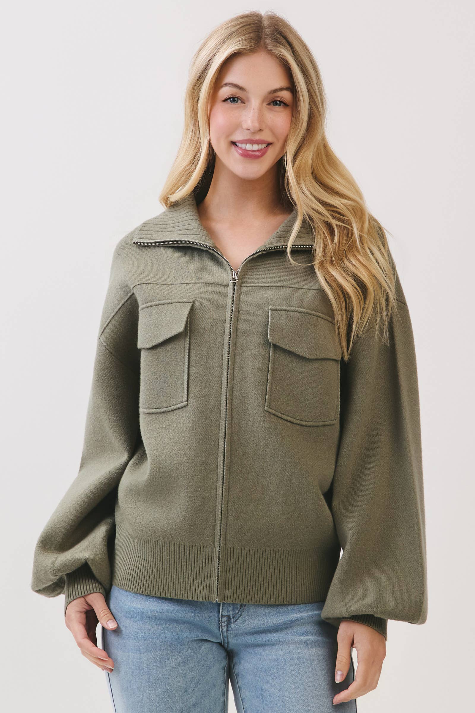 Vayle Sweater Bomber Jacket
