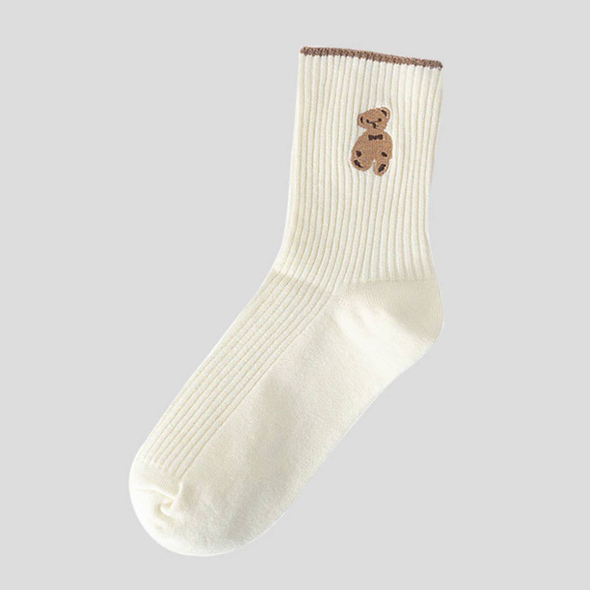Brown Bear Crew Socks (2 Colors!) PREORDER