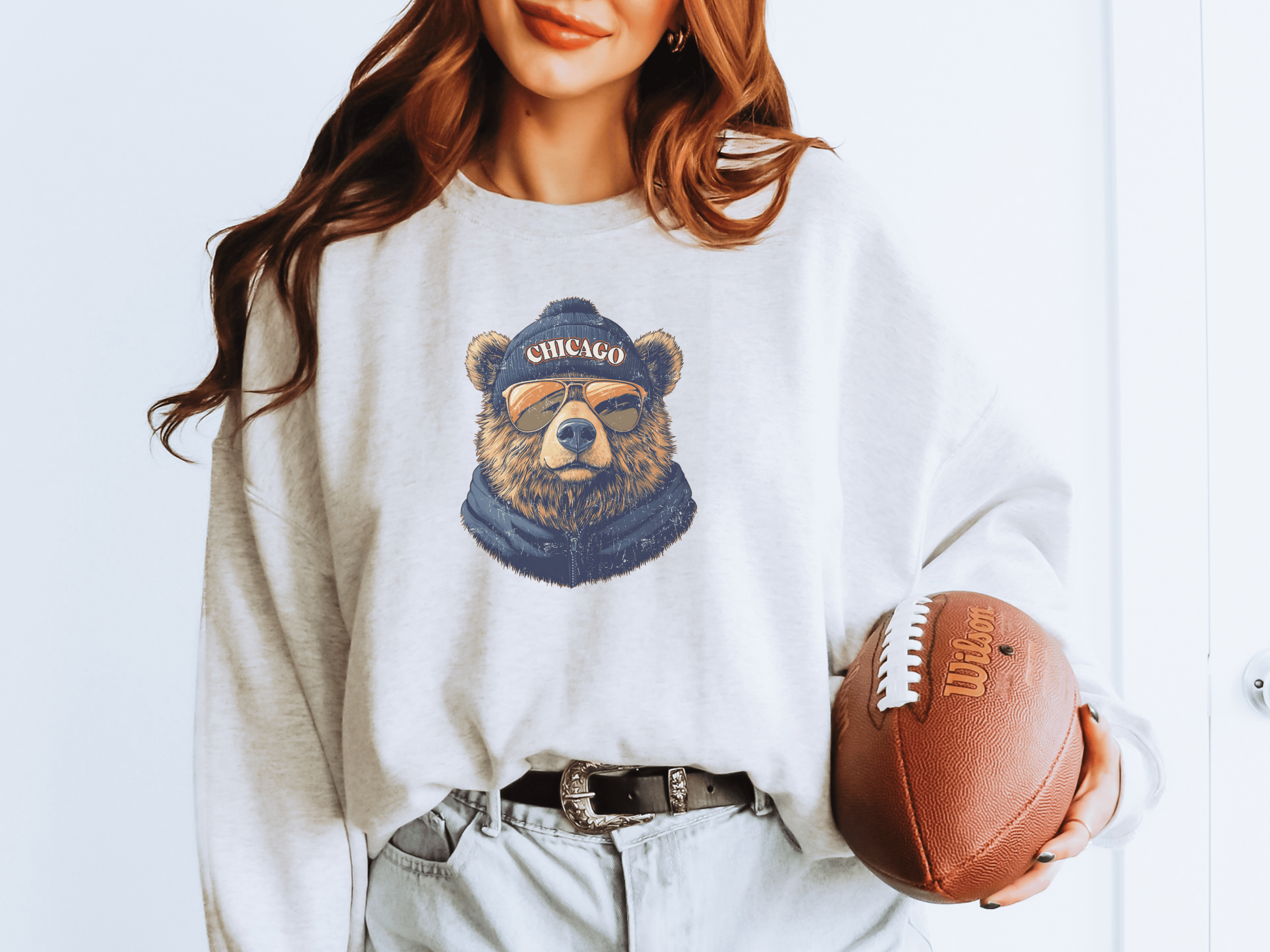 Vintage Bears Graphic Crew Sweatshirt PREORDER