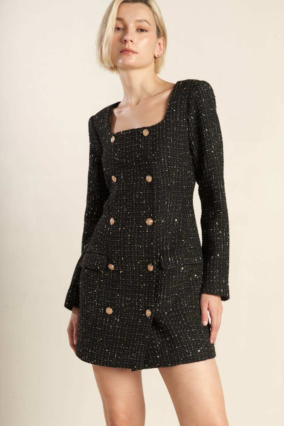 Vaye Tweed Mini Dress FINAL SALE