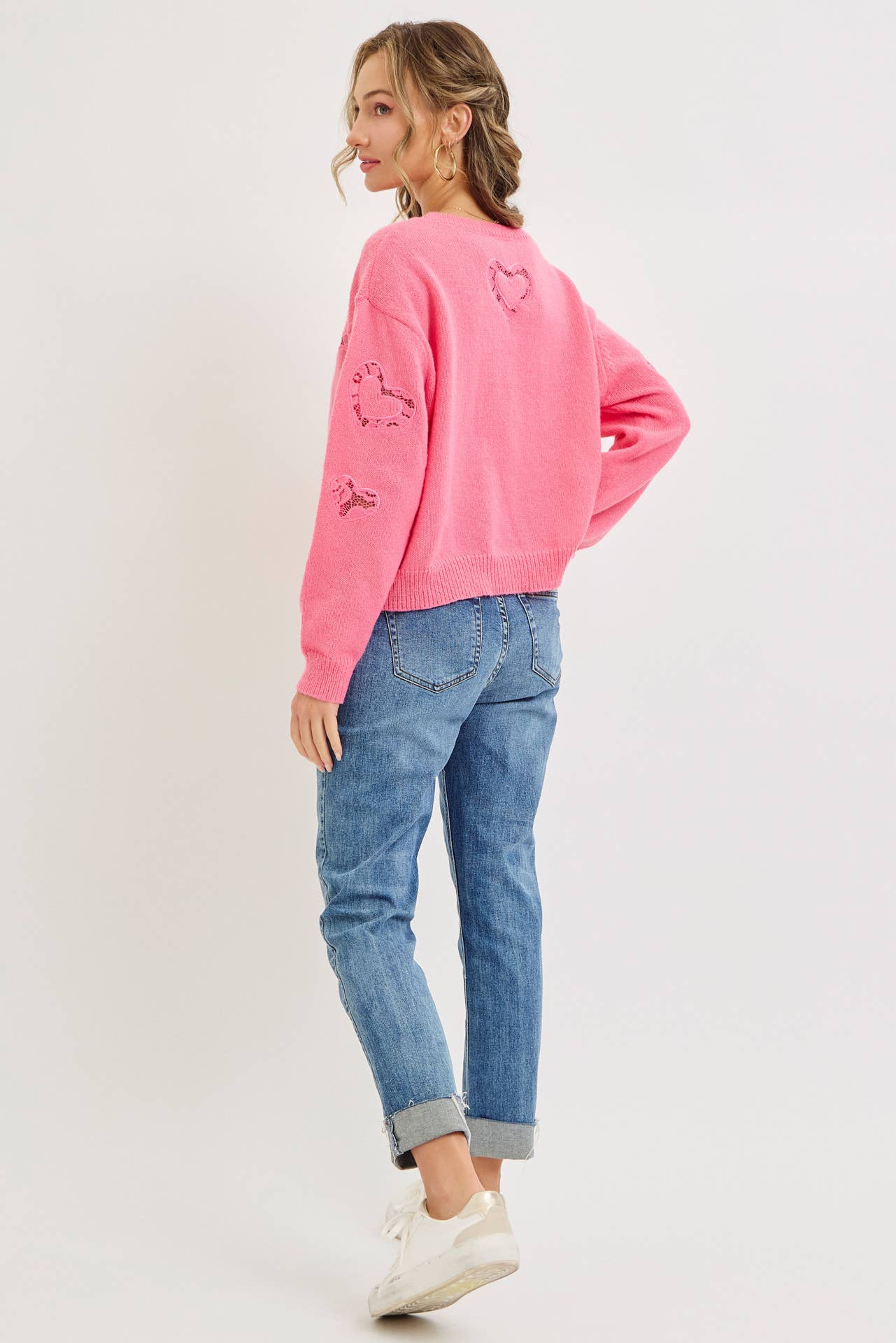 Crushing Heart Cutout Sweater FINAL SALE