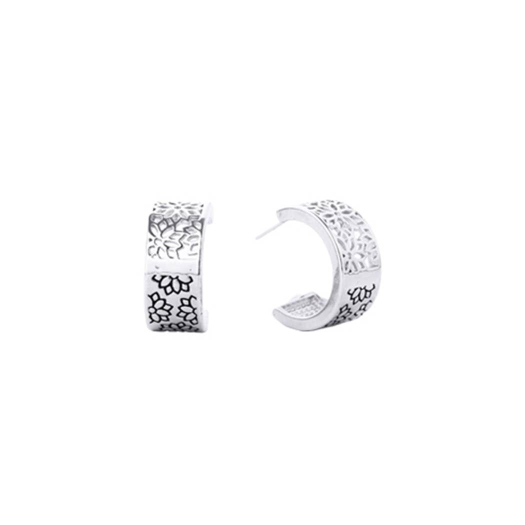 Doug 14K Gold-Dipped Hoop Post Earrings