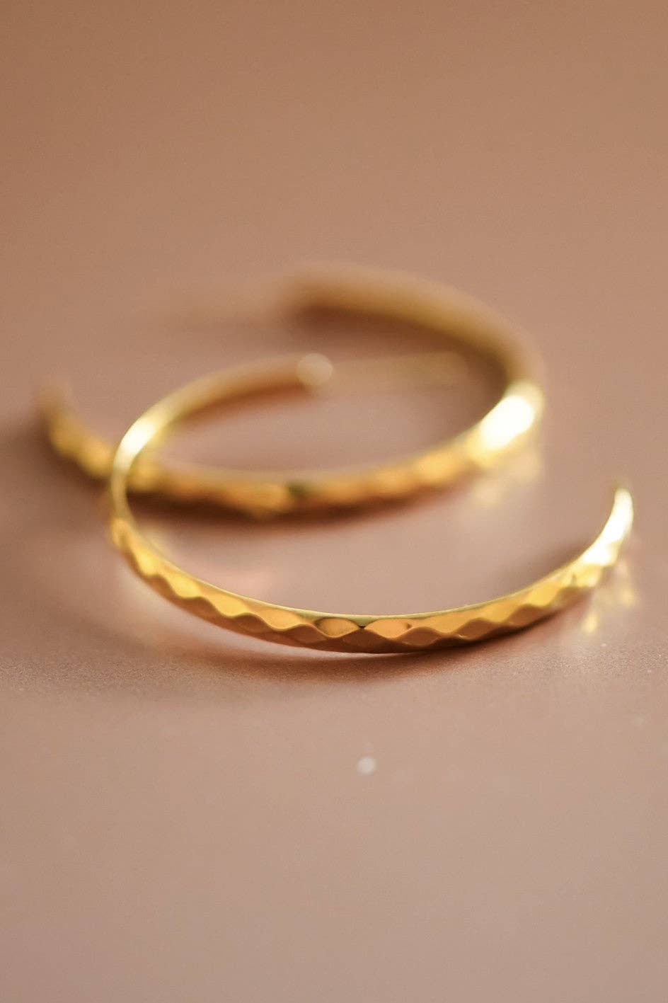 Azzie 18K Gold Hoop Earrings