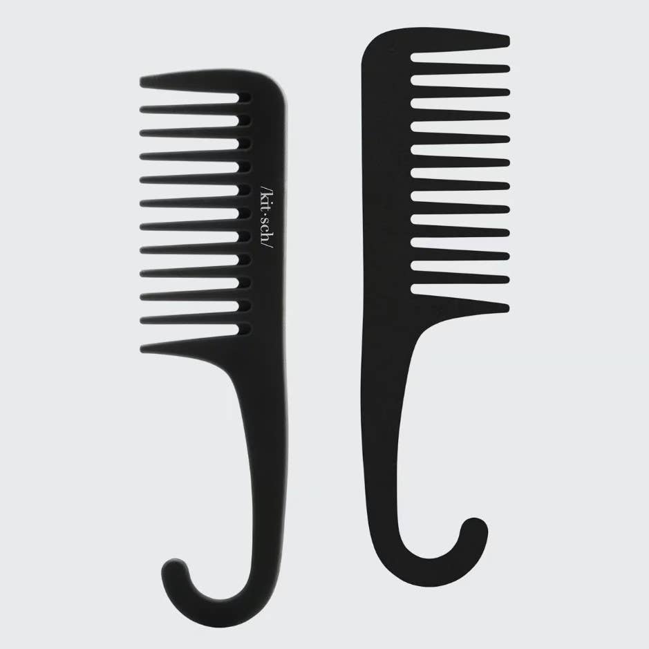 KITSCH Wide Tooth Comb in Recycled Plastic