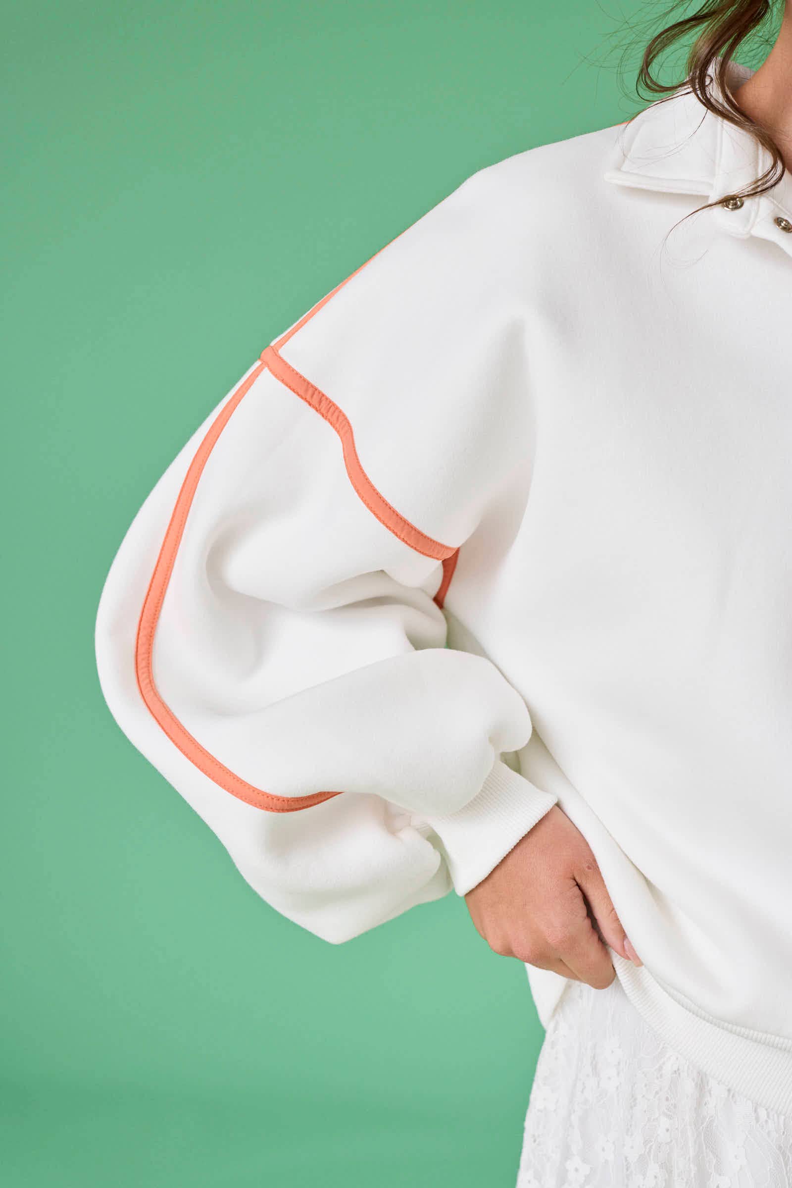 Alexa Piping Pullover