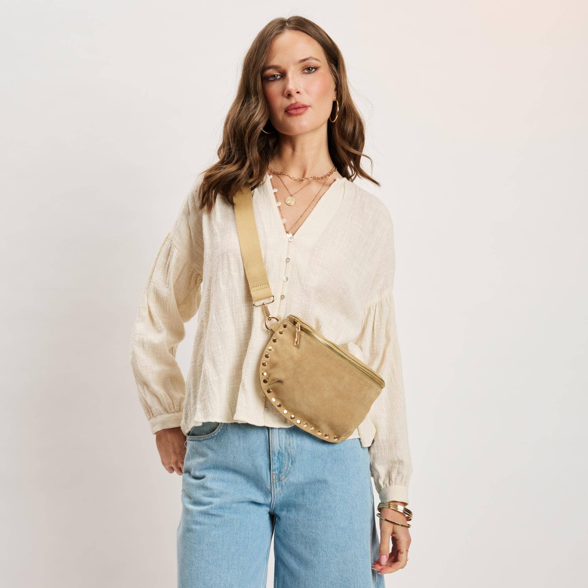 Gizelle-Suede Belt Bag