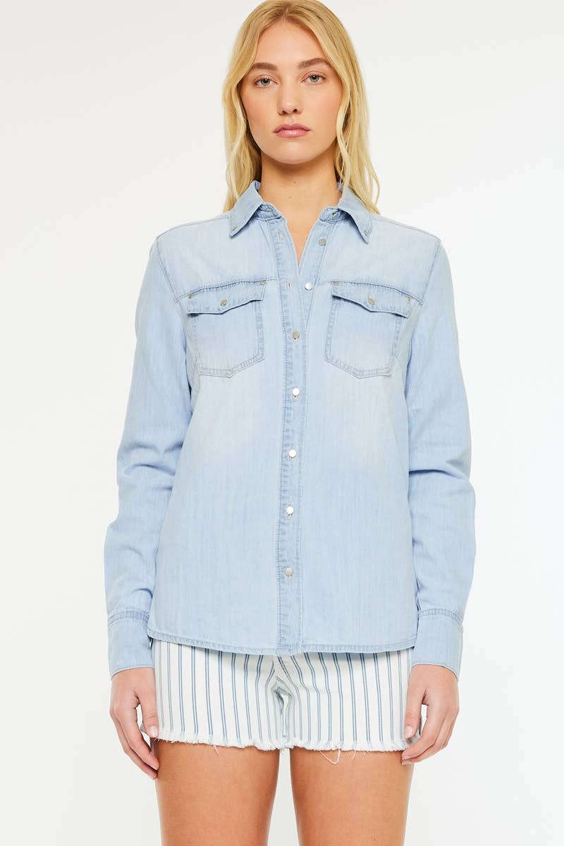 KanCan Sugar Denim Shirt