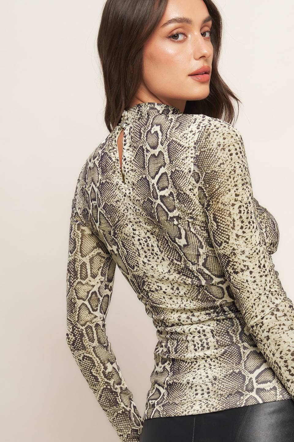 Karyn Snake Top