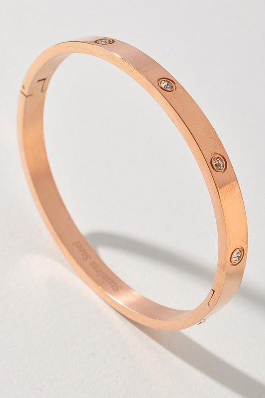 Bennie Bangle Bracelet (2 Colors!)