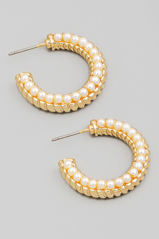 Bavi Bead Multi Hoop Earrings (2 Colors!)